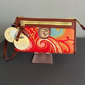 NWT Spartina Wristlet Wallet